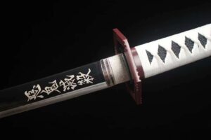 Tueur De Démons Tomioka Giyuu Épée Katana D’anime Épée De Samouraï Faite à La Main Acier à Haute Teneur En Carbone