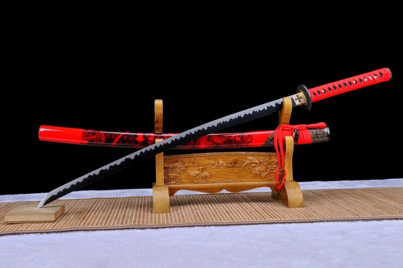 Monkey King Katana Hero Is Back Épée De Samouraï Japonais Véritable Katana Épée Faite Main Acier Au Manganèse Haute Performance Épée Longquan