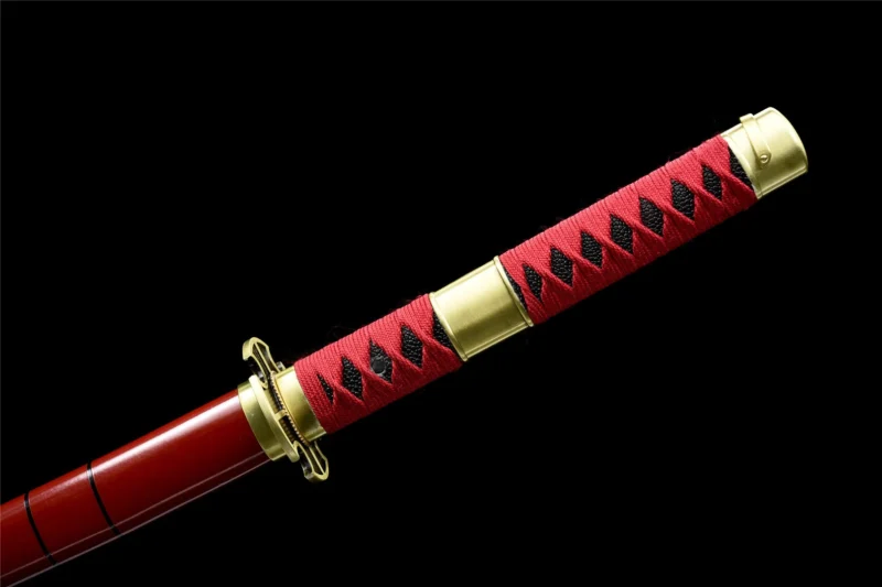 Katana Sandai Kitetsu Rouge (acier Au Carbone 1060)