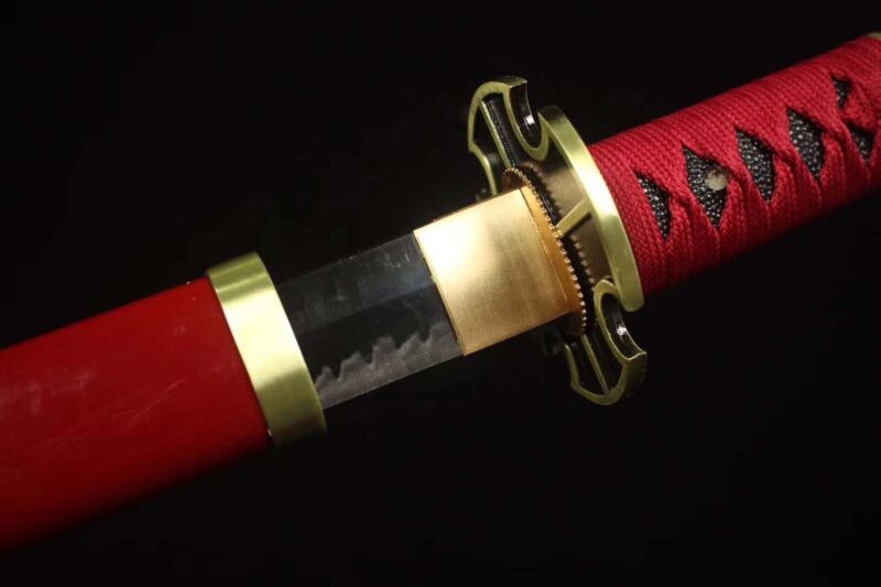 Sandai Kitetsu Version Anime Katana Sabre De Samouraï Janpanais Acier à Haute Teneur En Carbone Sabre Longquan