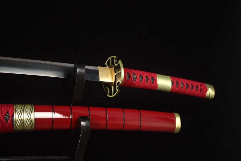 Sandai Kitetsu Version Anime Katana Sabre De Samouraï Janpanais Acier à Haute Teneur En Carbone Sabre Longquan